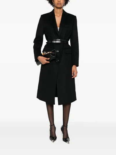 Dolce & Gabbana Single-breasted Coat In Black