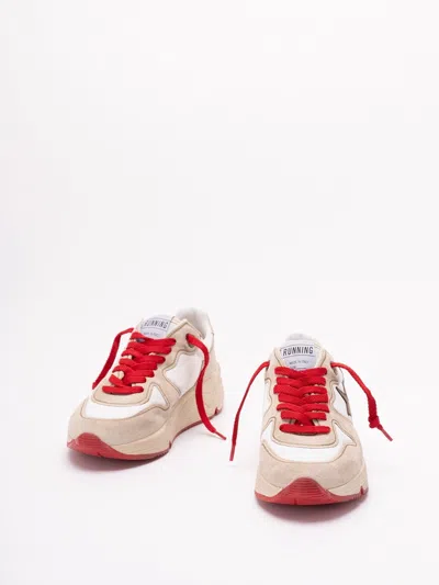 Golden Goose Star-detail Lace-up Sneakers In Multi