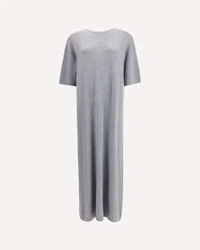 Khaite Bindi Dress In Gray