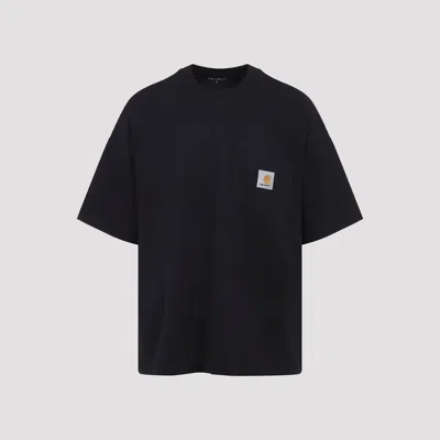 Carhartt S/s Hudson Pocket T-shirt In Black
