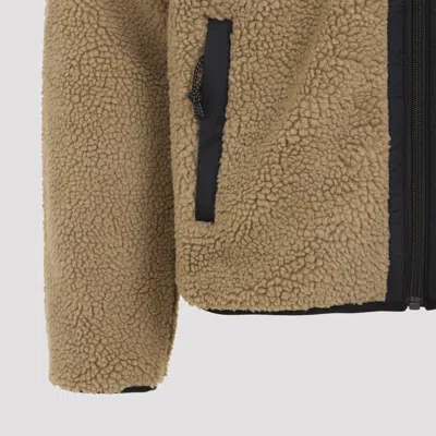 Carhartt Liner Jacket With High Collar And Pockets In Brown