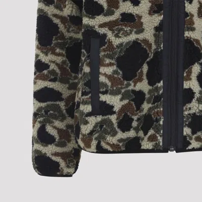 Carhartt Prentis Liner Camouflage-pattern Fleece Jacket In Black