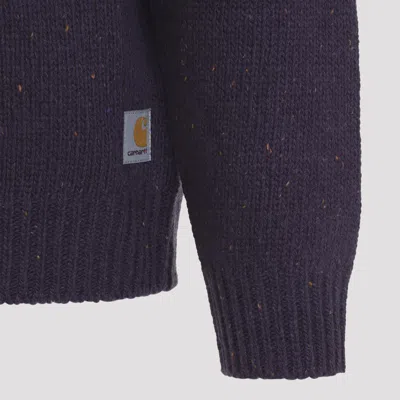 Carhartt Alten Deep Night Crewneck Sweater In Multi