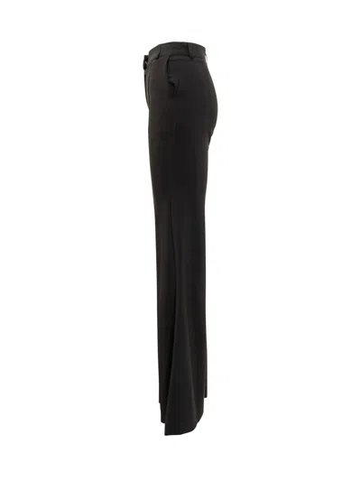Actualee Flared-leg Trousers In Black