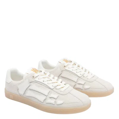 Amiri Pacific Bones Crocodile-effect Suede Sneakers In Multi