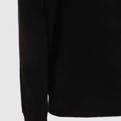 Malo Black Cashmere Crewneck Pullover In Black