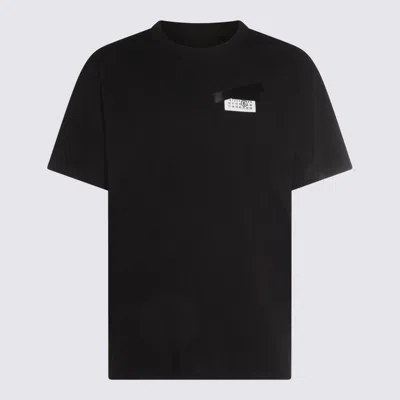 Mm6 Maison Margiela Mm6 By Maison Margiela Oversized T-shirt With Contrasting Pocket Detail In Black