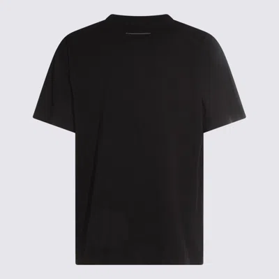 Mm6 Maison Margiela Mm6 By Maison Margiela Oversized T-shirt With Contrasting Pocket Detail In Black