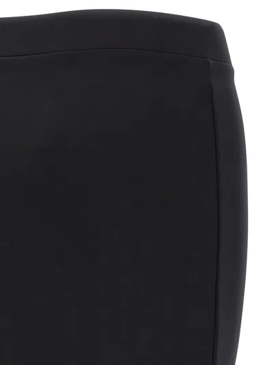 Off-white Black Pencil Skirt With Off Logo