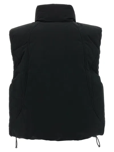 Alexander Wang Black Polyester Blend Sleeveless Down Jacket In Black