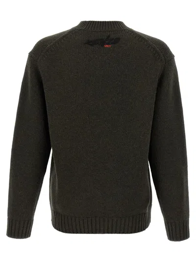 Kenzo Boke Flower Cotton Blend Sweater In Green