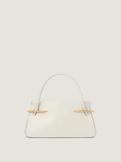 Givenchy Medium Structured Leather Handbag With Top Handle In Multi