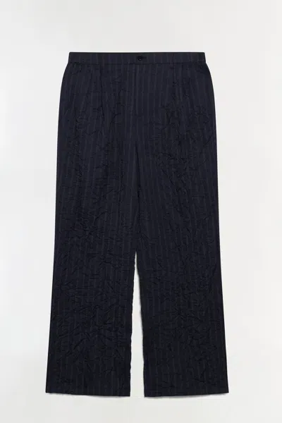 Simkhai Pinstripe Trousers In Black