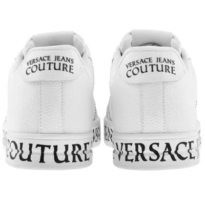 Versace Jeans Logo-detail Trainers In White