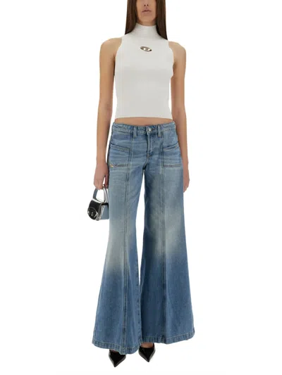 Diesel Top Light And Natural In White