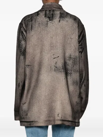 Avant Toi Women Wool And Cashmere Blend Shirt In Black