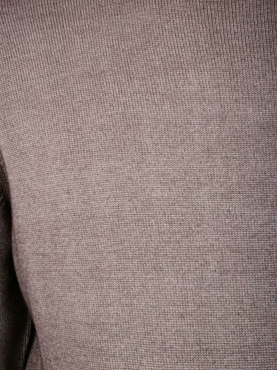 Filippo De Laurentiis Turtleneck Virgin-wool Sweater In Brown