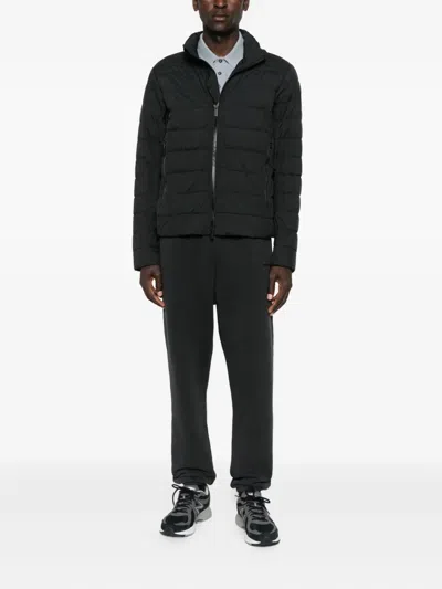 Canada Goose Crofton Quilted Zip-front Jacket In Black