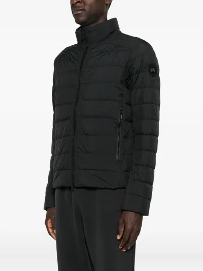Canada Goose Crofton Quilted Zip-front Jacket In Black