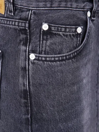 Haikure Authentic Skirt With Pockets And Slit In Blue