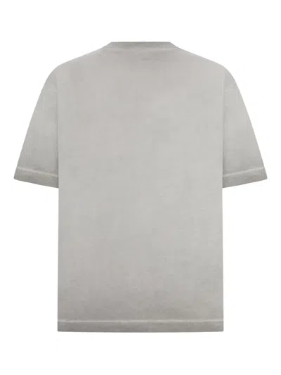 Off-white T-shirt With Logo In Gray