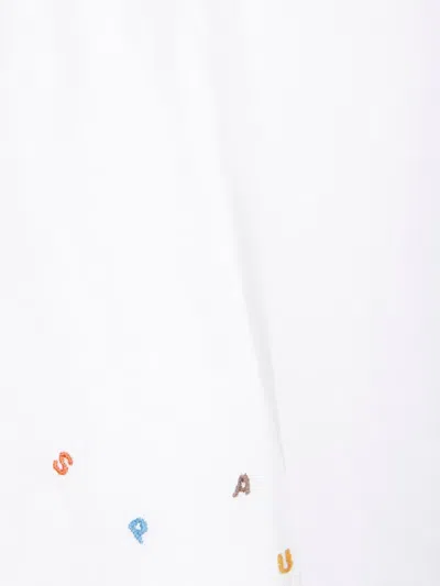 Paul Smith Embroidered Letters T-shirt In White