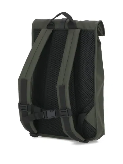Rains Rolltop Rucksack Backpack In Green