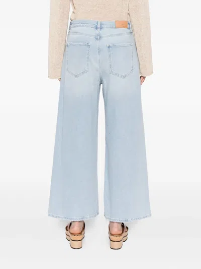 Rails Angeleno Wide Leg Crop Jeans In Scuba In Blue
