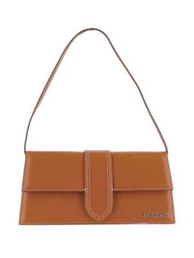 Jacquemus Brown Leather Handbag In Brown