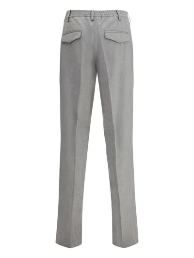 Lardini Elasticated-waist Trousers In Gray