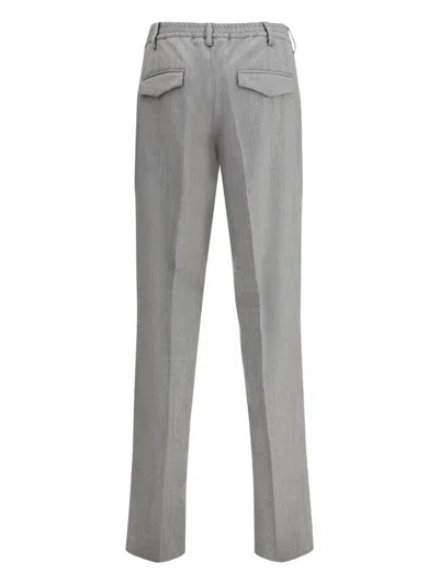 Lardini Elasticated-waist Trousers In Gray