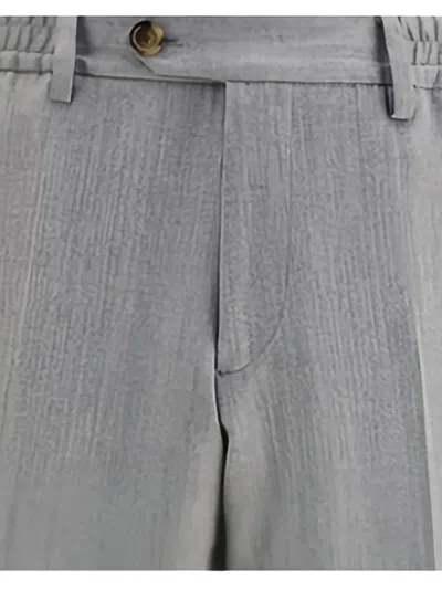 Lardini Elasticated-waist Trousers In Gray