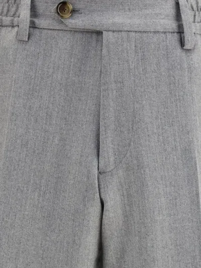 Lardini Elasticated-waist Trousers In Gray