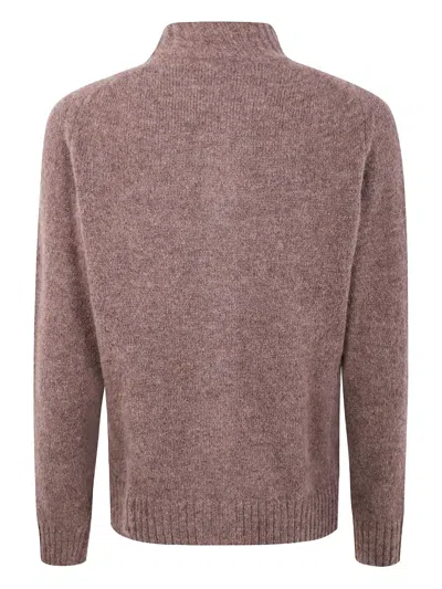 Filippo De Laurentiis Raglan Sleeves Buttoned Cardigan Clothing In Purple