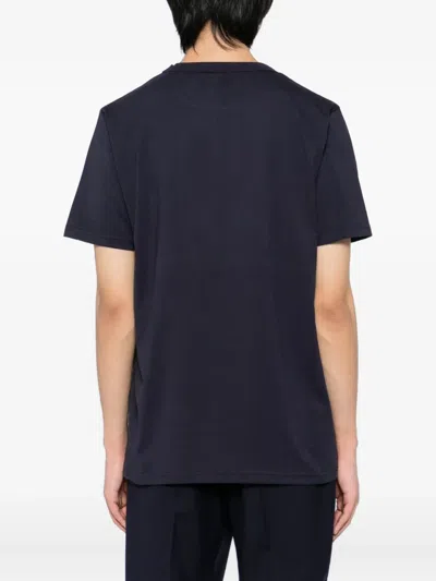 Agnès B. Lizard-print T-shirt In Blue