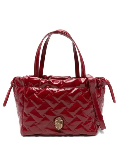 Kurt Geiger Small Kensington String Tote Bag In Red