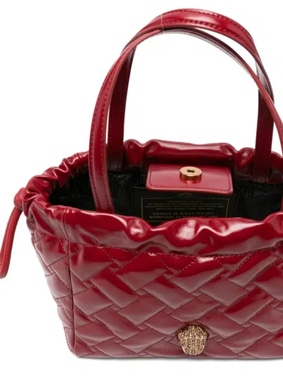 Kurt Geiger Small Kensington String Tote Bag In Red