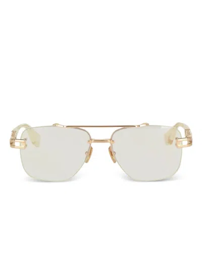 Dita Eyewear Gold-accent Glasses In Gold