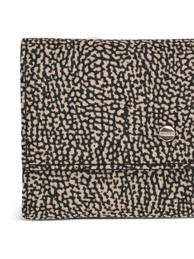 Borbonese Medium Wallet In Neutral