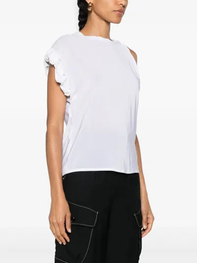Pinko Crepe Sheer Blouse In Multi