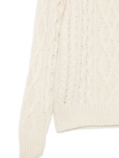 Isabel Marant Étoile Marant Etoile Cream-colored Long-sleeved Sweater In Neutral