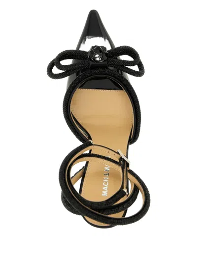 Mach&mach Mach & Mach 'double Bow' Pumps In Black