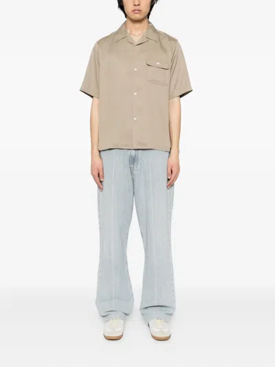 Sport B. By Agnès B. Tencel Shirt In Neutral