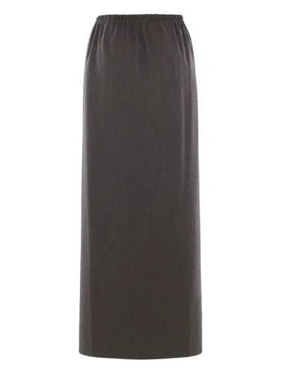 Dušan Elastic-waist Skirt In Gray