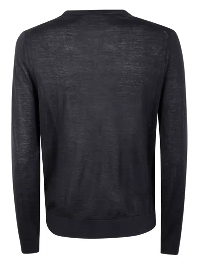 Paul Smith Womens Knitted Cardi Button In Black