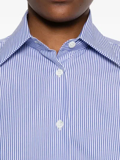 GEA 条纹排扣衬衫