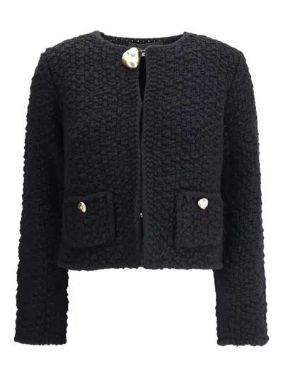 Fabiana Filippi Knitted Jacket In Black