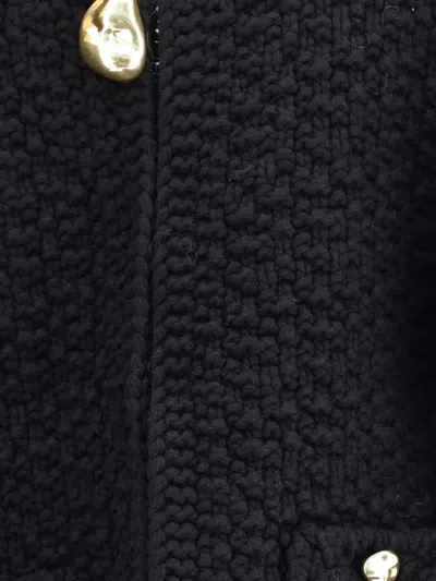 Fabiana Filippi Knitted Jacket In Black