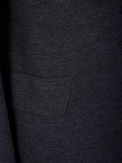 Mrz Notched-lapel Wool Jacket In Black