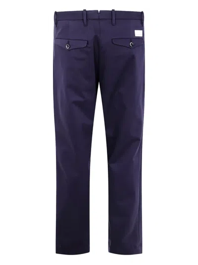 Nine In The Morning Button-fastening Cotton Trousers In Purple